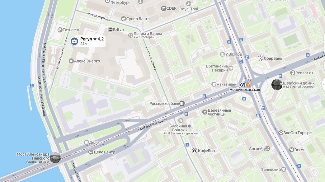 Карта проезда